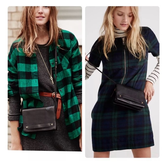 New Madewell Morgan Beige Leather Crossbody Bag - Picture 9 of 9